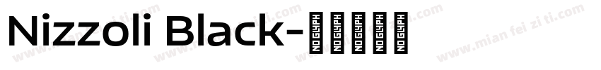 Nizzoli Black字体转换